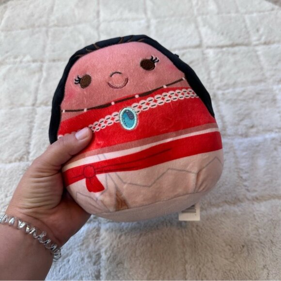 Disney × Squishmallows Collection | Moana Princess Squishmallow | Size 6.5" - Picture 5 of 8